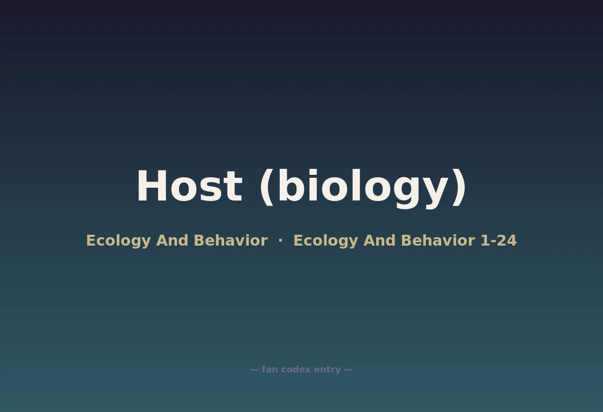 Host (biology)