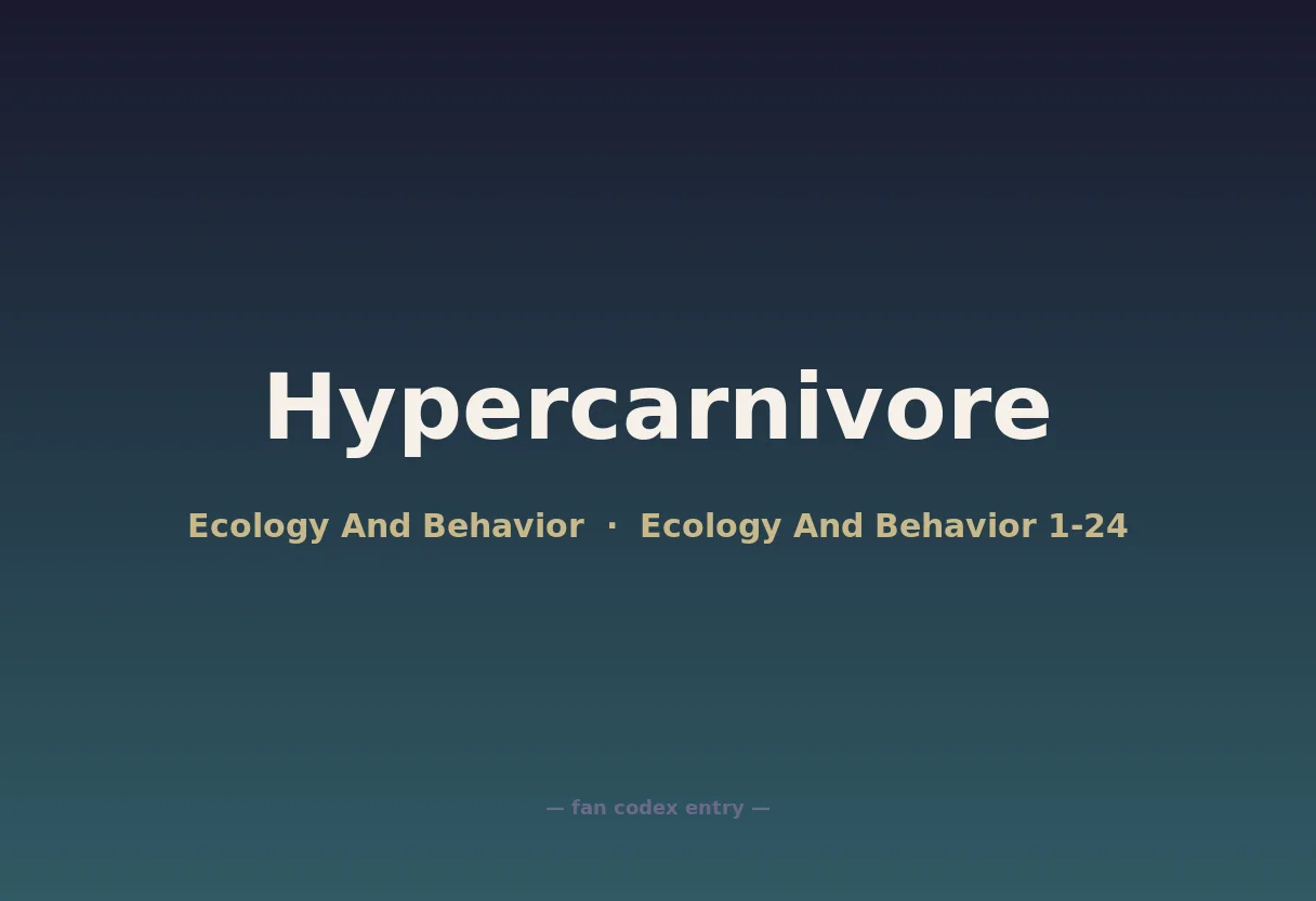 Hypercarnivore