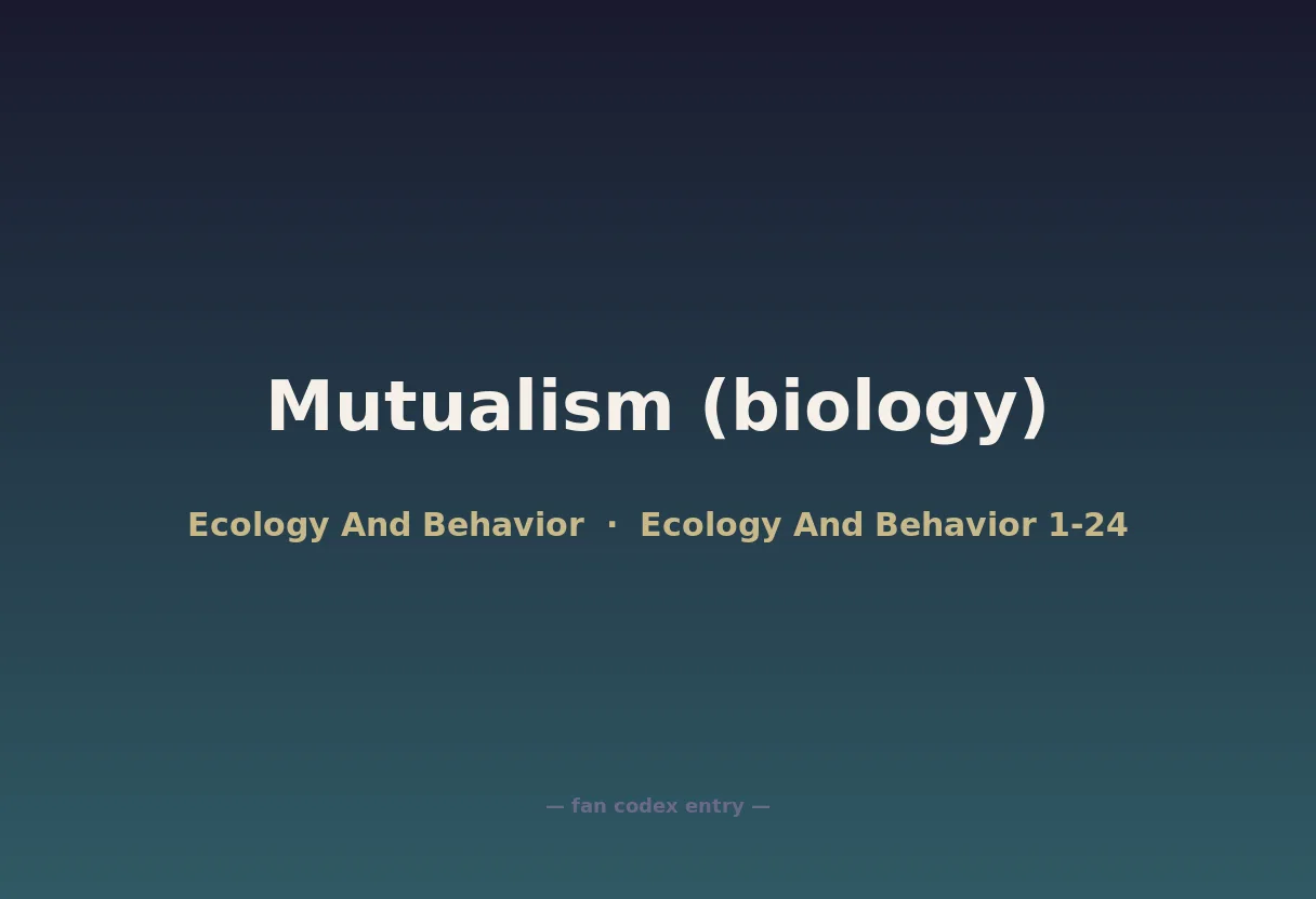 Mutualism (biology)