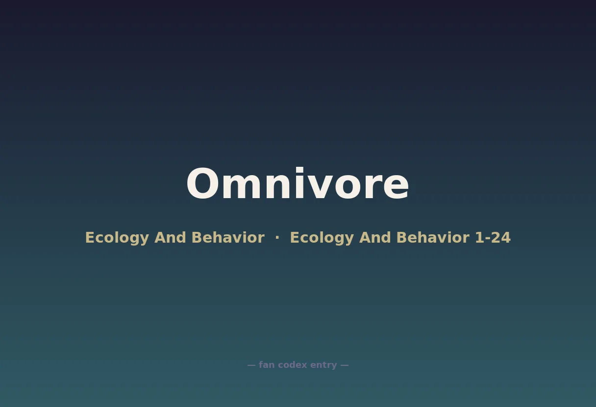 Omnivore