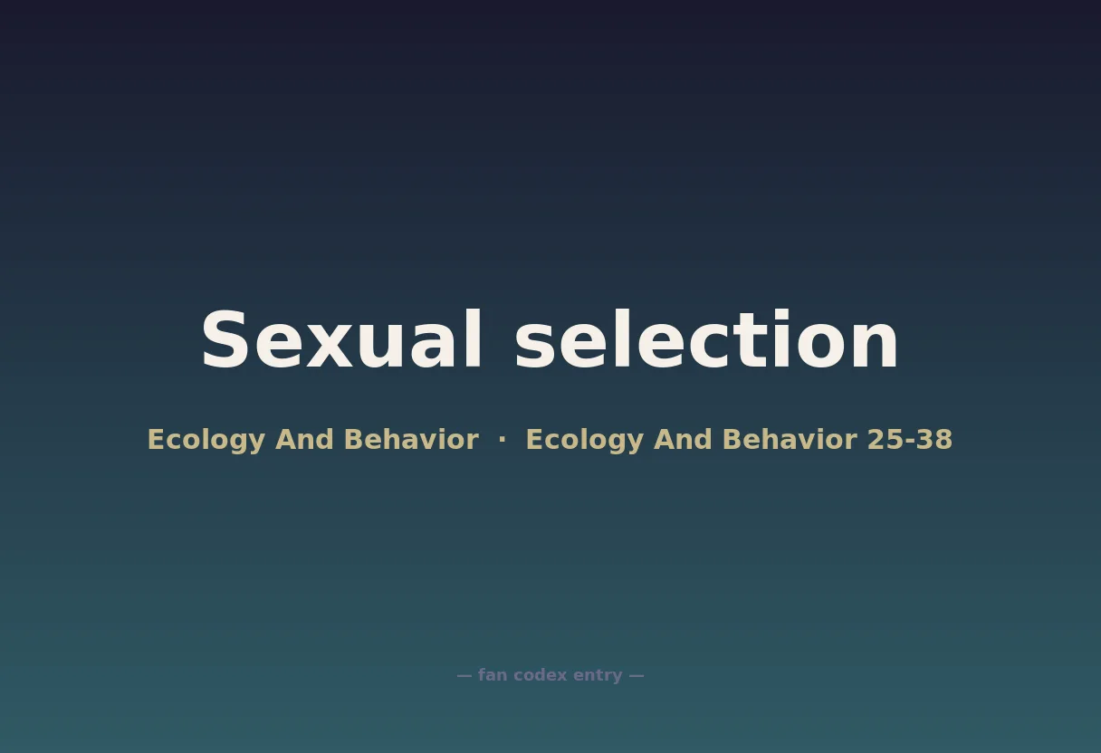 Sexual selection